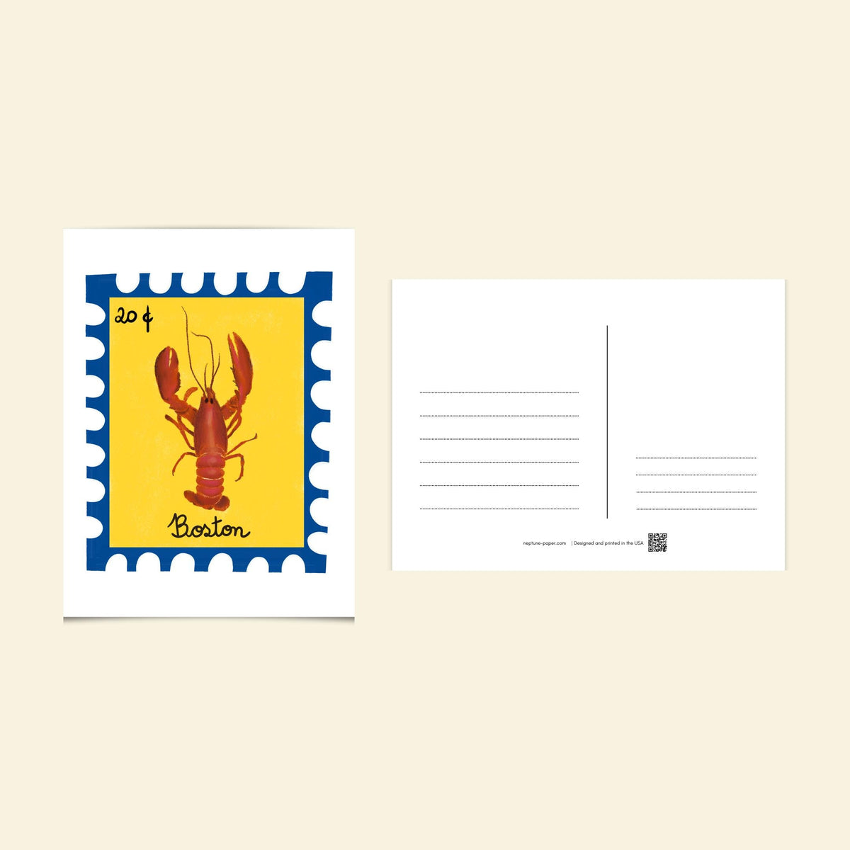 World Traveler Stamp Postcards by Neptune Paper – photo 2 of 10