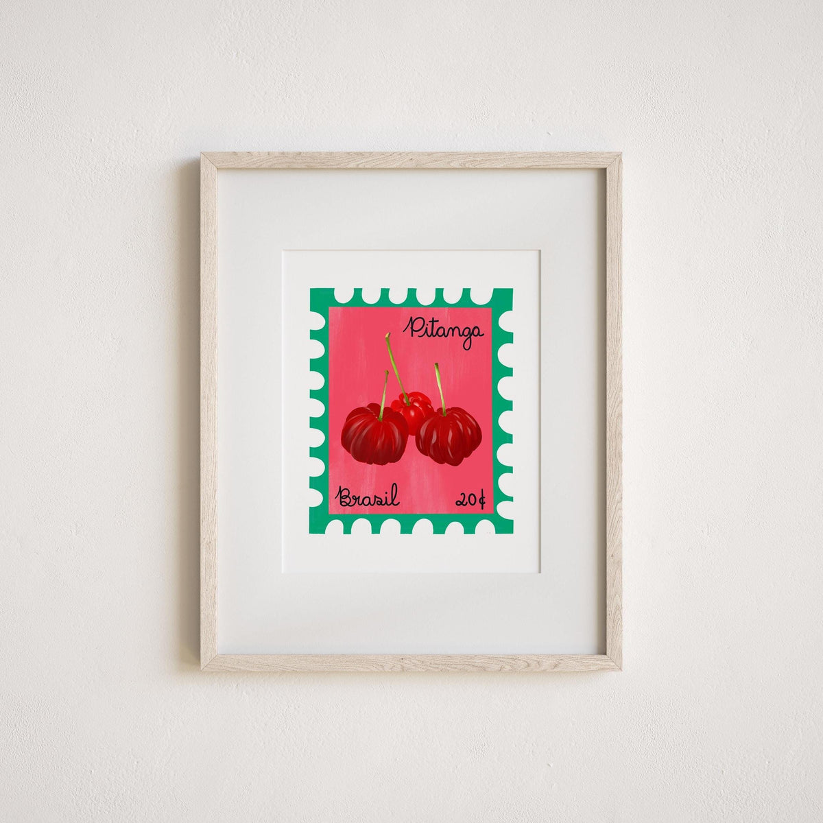 Brazilian Pitanga Art Print by Neptune Paper, New York