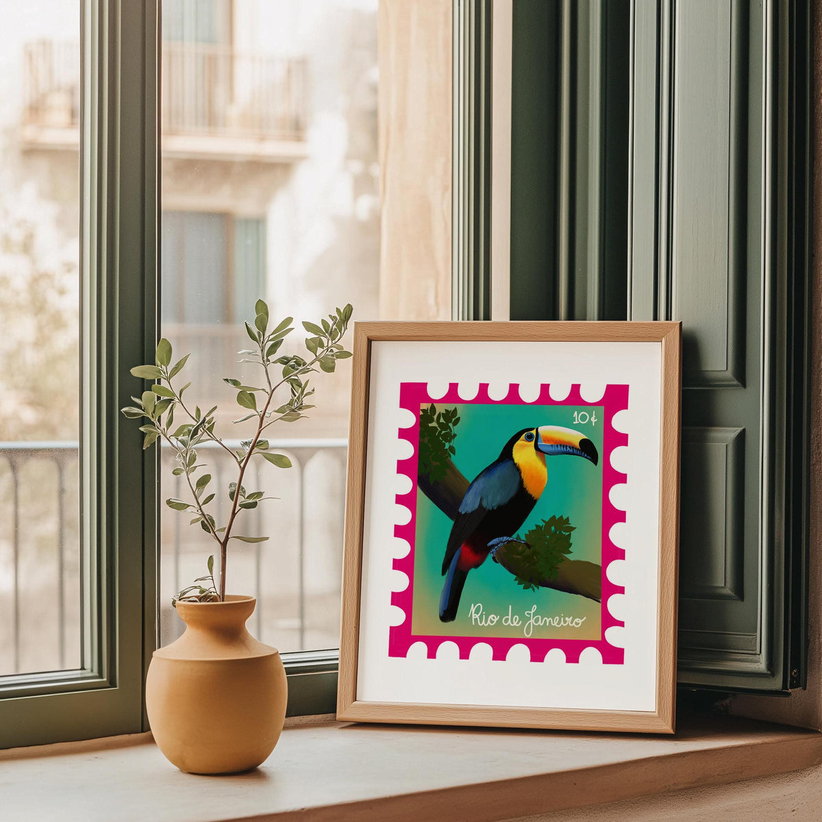 Rio de Janeiro Toucan Art Print by Neptune Paper – photo 3 of 5