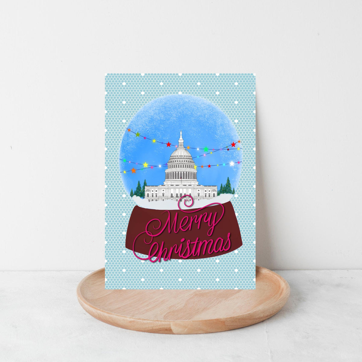 Washington DC Christmas Card by Neptune Paper, New York