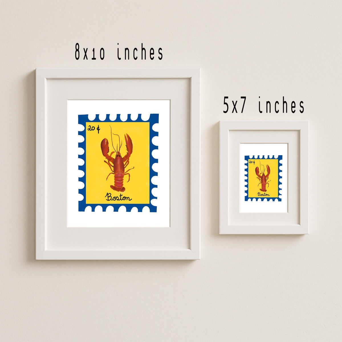 Boston Lobster Art Print by Neptune Paper – photo 2 of 5
