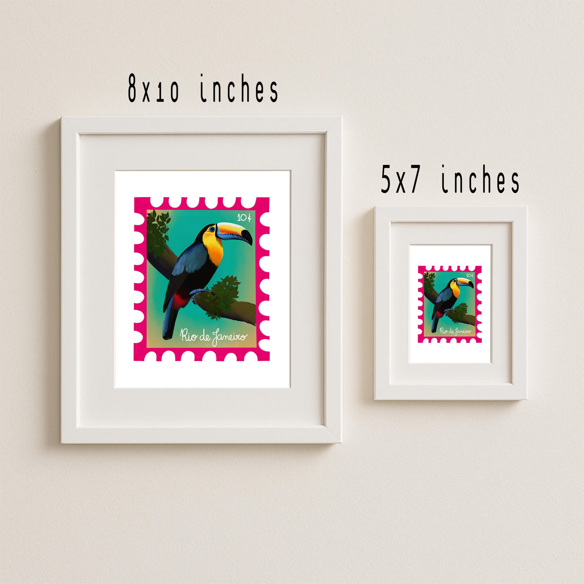 Rio de Janeiro Toucan Art Print by Neptune Paper – photo 2 of 5