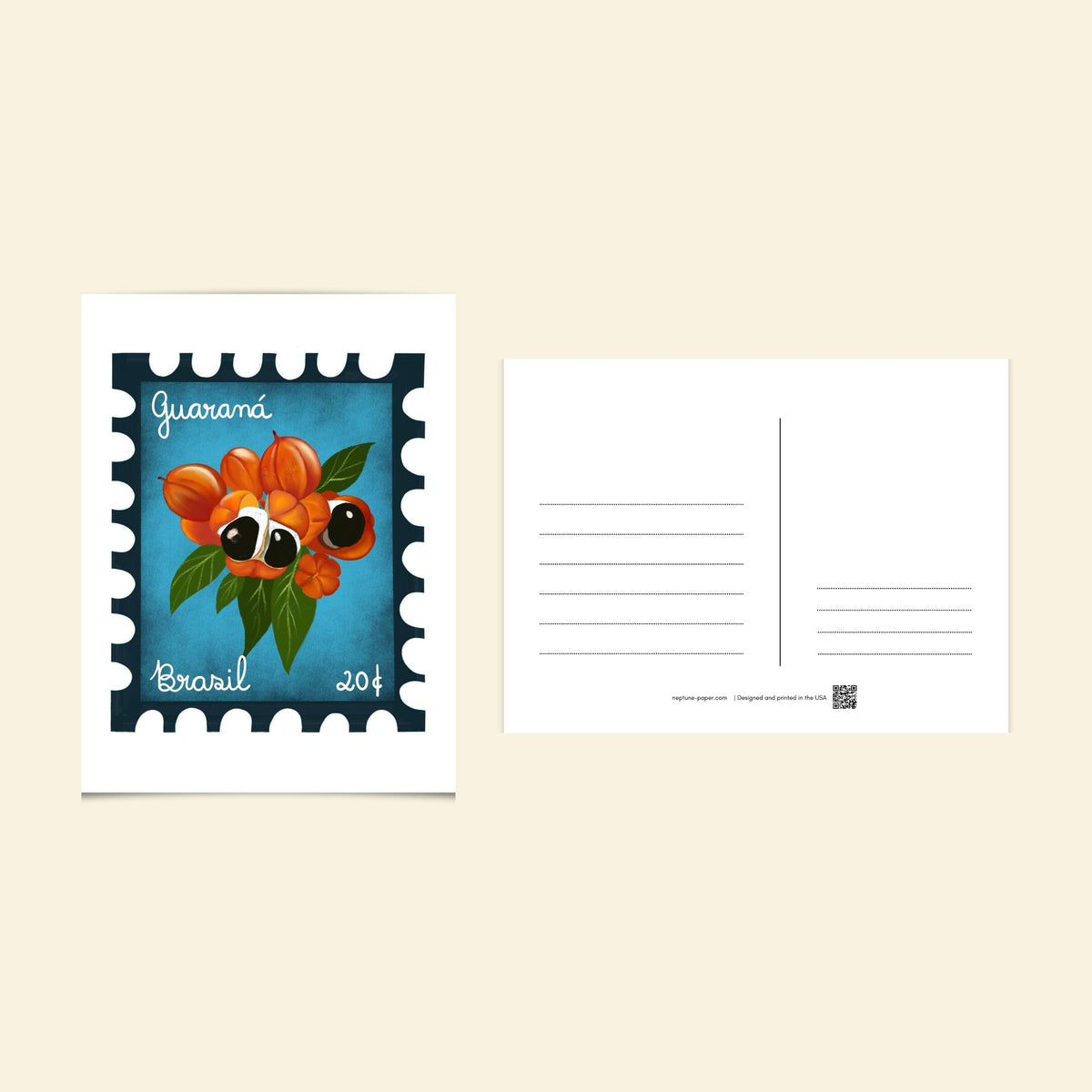 World Traveler Stamp Postcards by Neptune Paper – photo 10 of 10