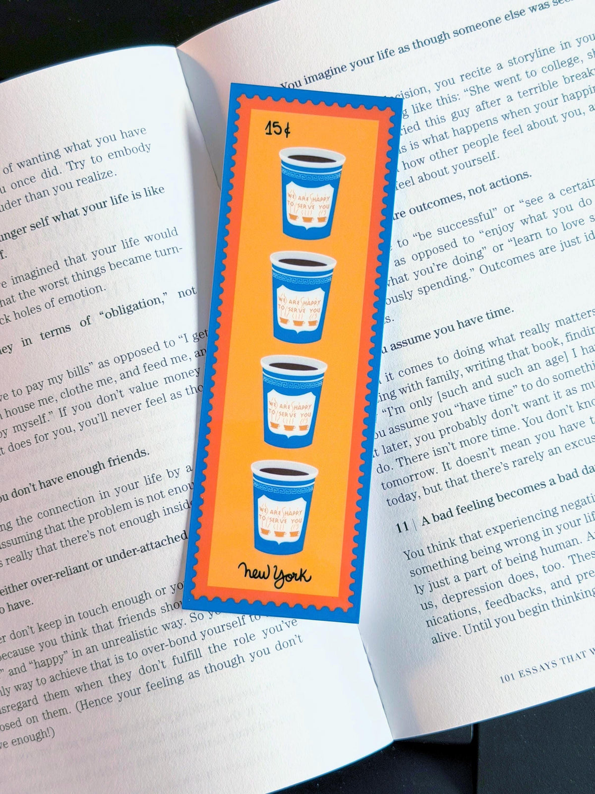 NYC Coffee Bookmark by Neptune Paper – photo 3 of 3