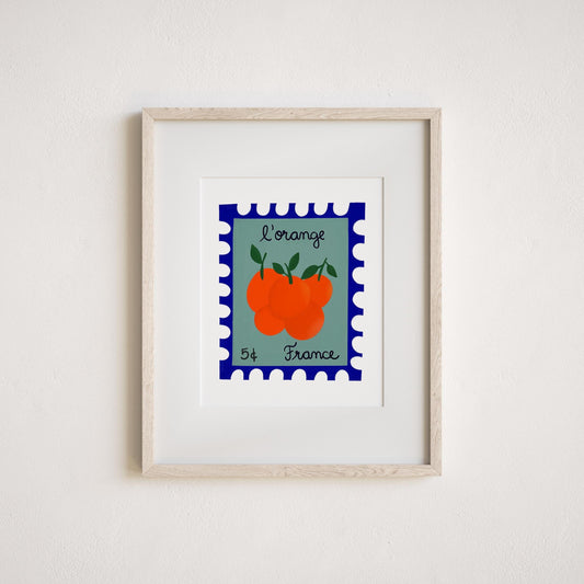 French Oranges Art Print by Neptune Paper, New York