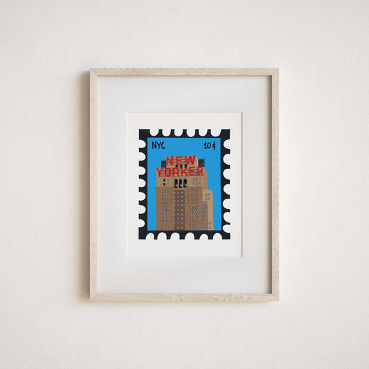 New Yorker Hotel Art Print by Neptune Paper, New York