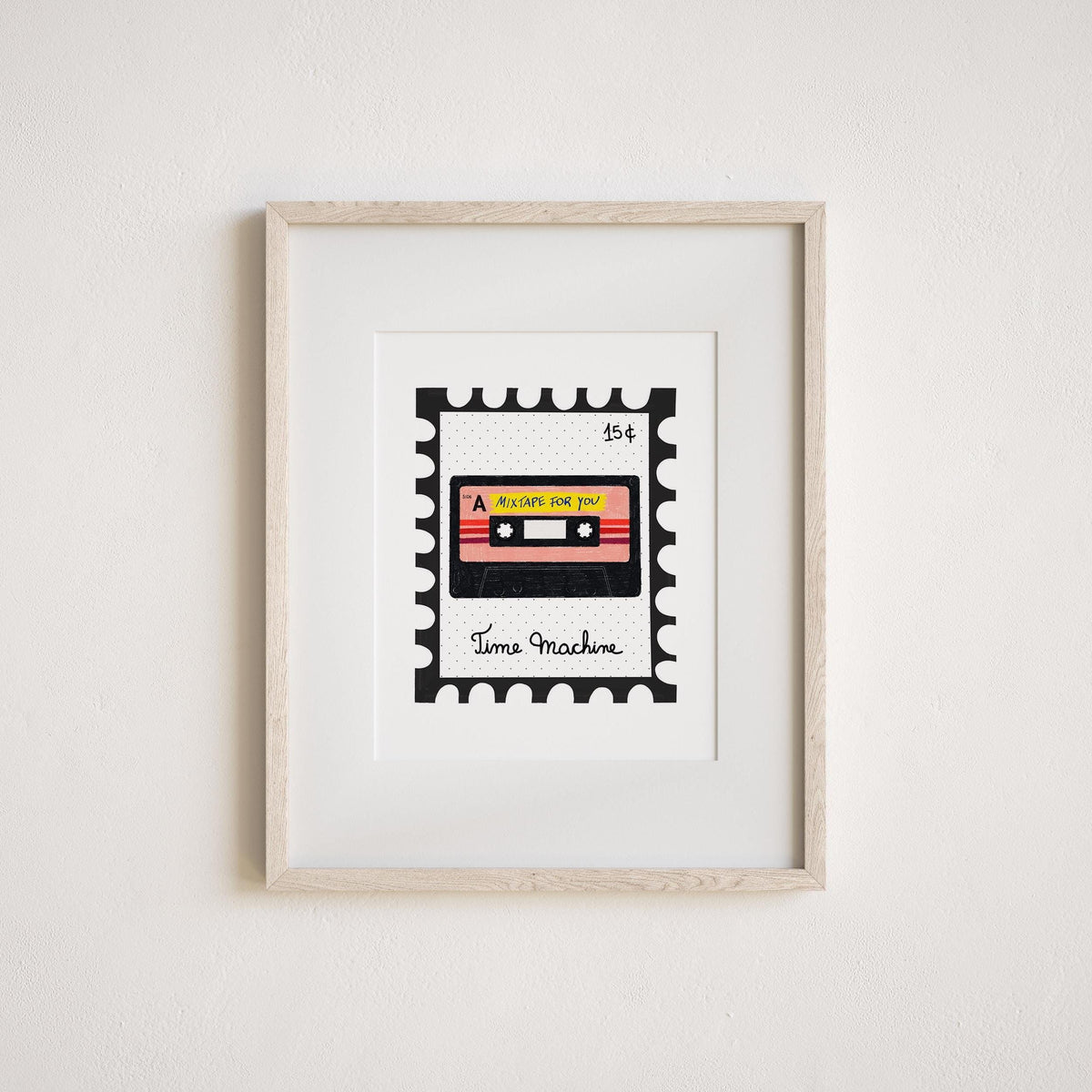Cassette Tape Art Print by Neptune Paper, New York