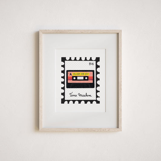 Cassette Tape Art Print by Neptune Paper, New York