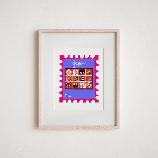 Japan Bento Box Art Print by Neptune Paper, New York