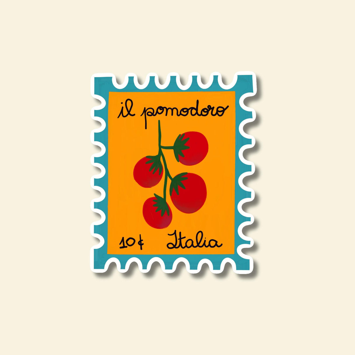 Around the World Stamp Stickers by Neptune Paper, New York