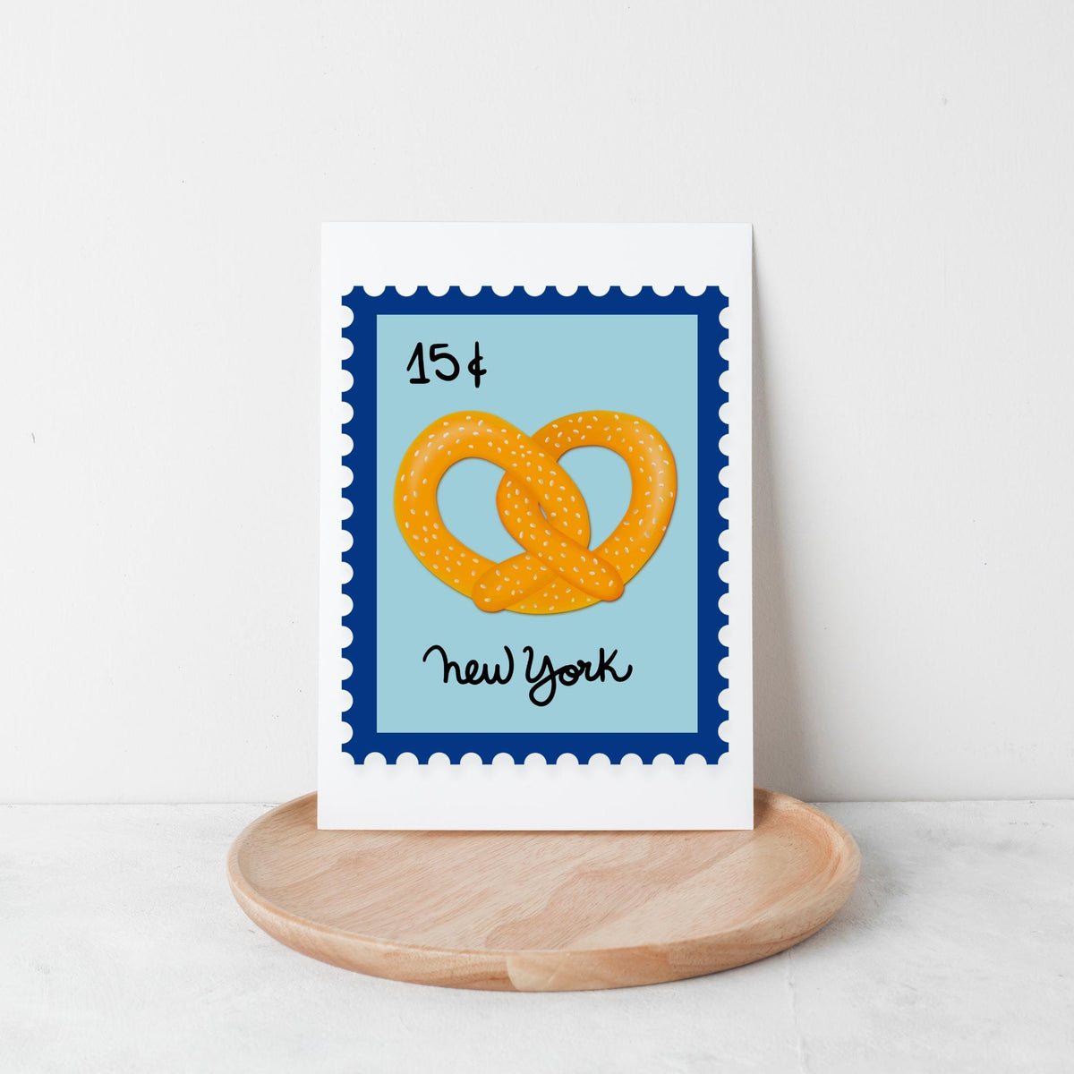 Vintage Stamp NYC Greeting Card by Neptune Paper – photo 4 of 6