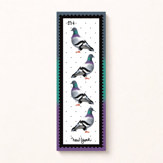NYC Pigeon Bookmark by Neptune Paper, New York