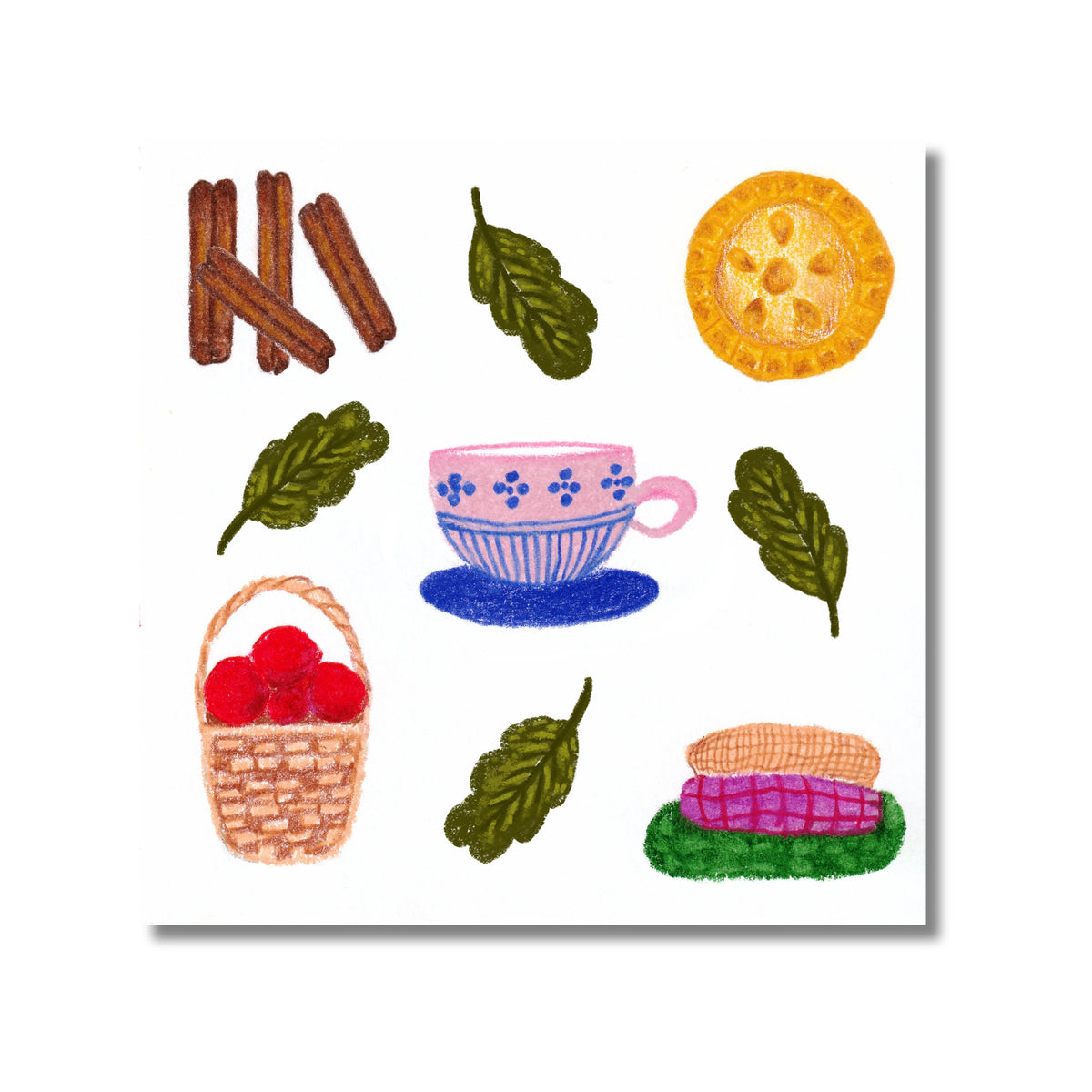 Tea & Apple Pie Art Print by Neptune Paper – photo 4 of 6