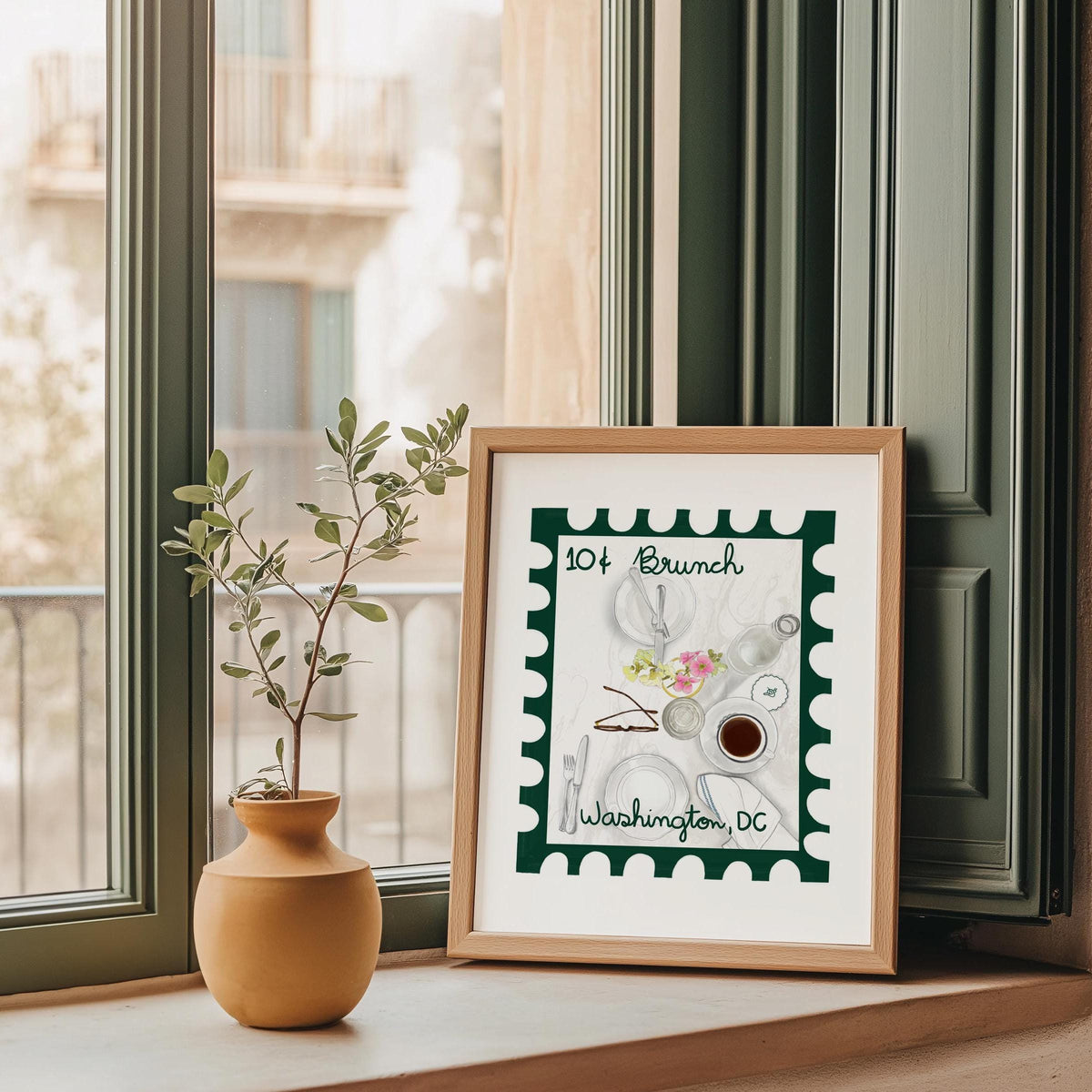 Brunch Table Art Print by Neptune Paper – photo 3 of 5