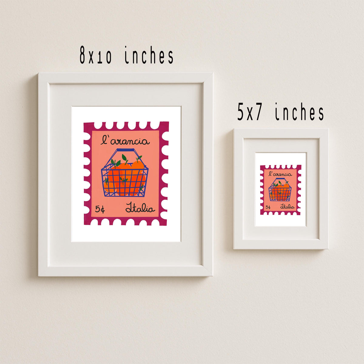 Italian Orange Art Print by Neptune Paper – photo 2 of 5