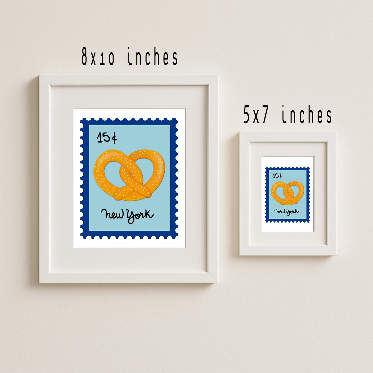 New York Pretzel Art Print by Neptune Paper – photo 2 of 4