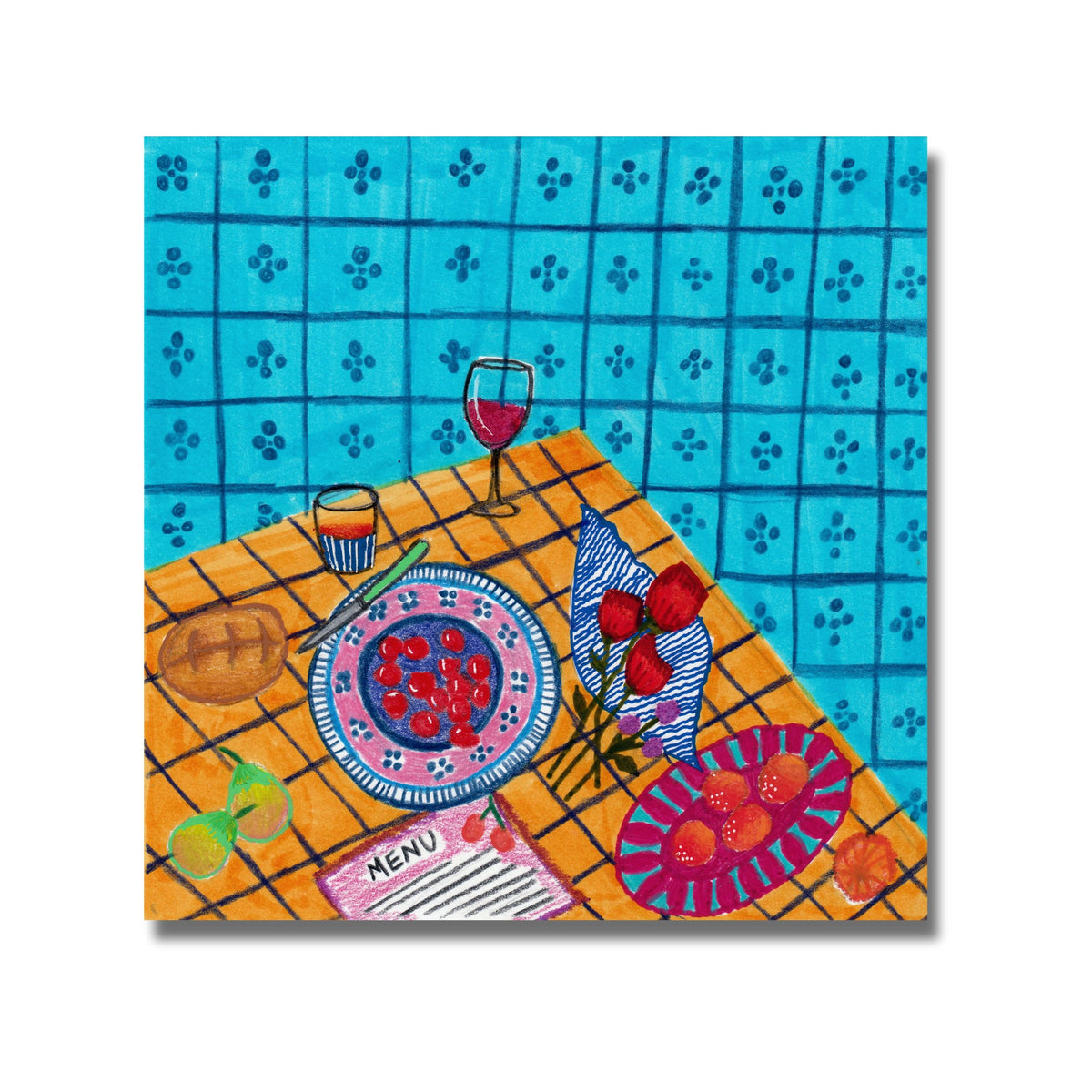 Dinner Table Art Print by Neptune Paper – photo 4 of 6