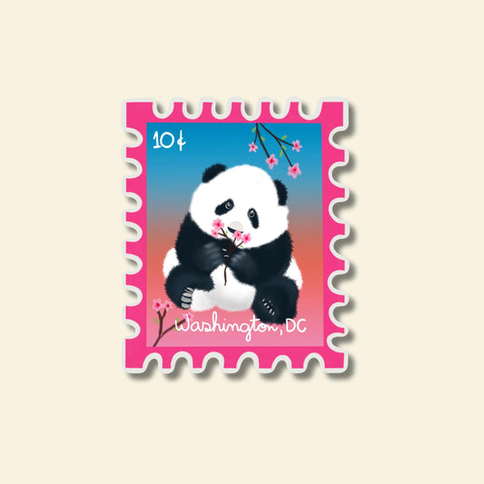 Washington DC Stamp Stickers by Neptune Paper, New York