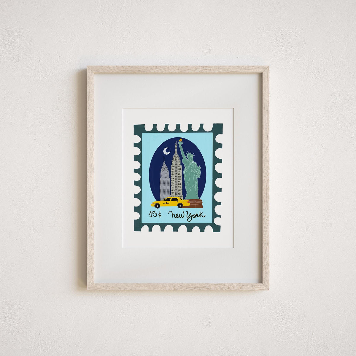 Vintage New York City Art Print by Neptune Paper, New York