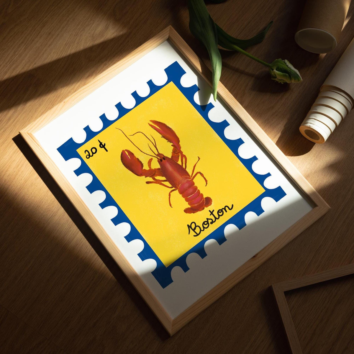 Boston Lobster Art Print by Neptune Paper – photo 4 of 5