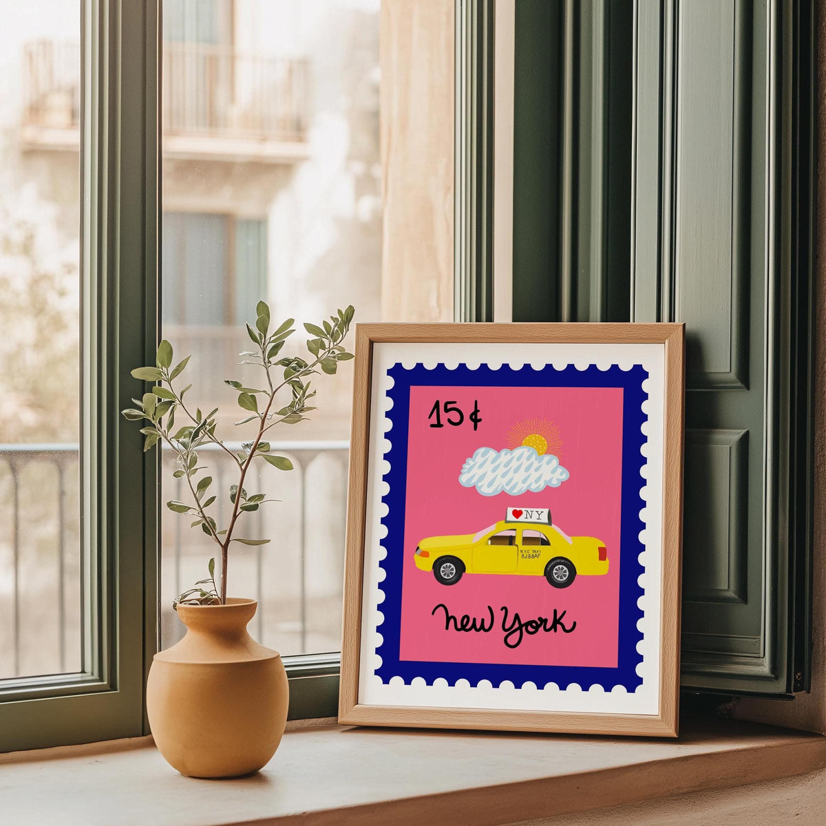 NYC Taxi Art Print by Neptune Paper – photo 3 of 4