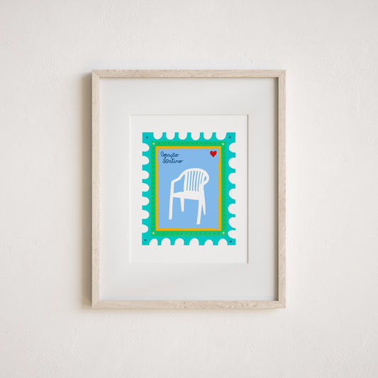Coração Latino Art Print by Neptune Paper, New York