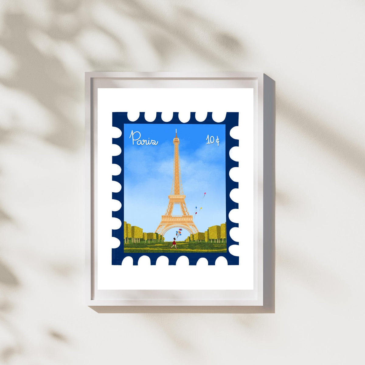 Vintage Paris Stamp Art Print by Neptune Paper – photo 6 of 7
