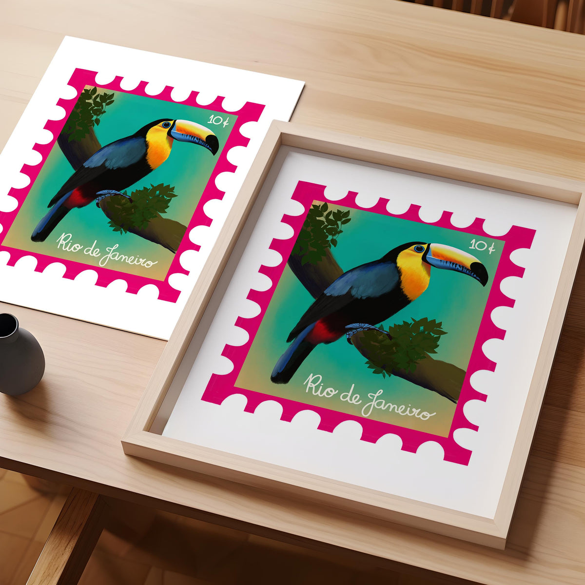 Rio de Janeiro Toucan Art Print by Neptune Paper – photo 4 of 5