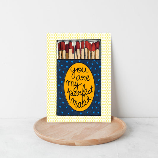 You're My Perfect Match Card by Neptune Paper, New York
