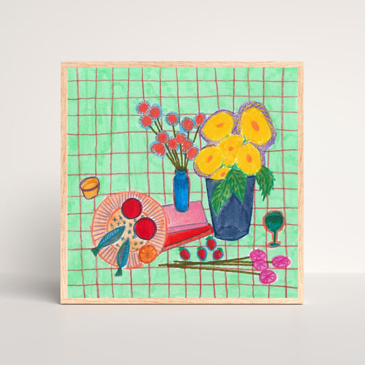 Sunflower Still Life Art Print by Neptune Paper, New York