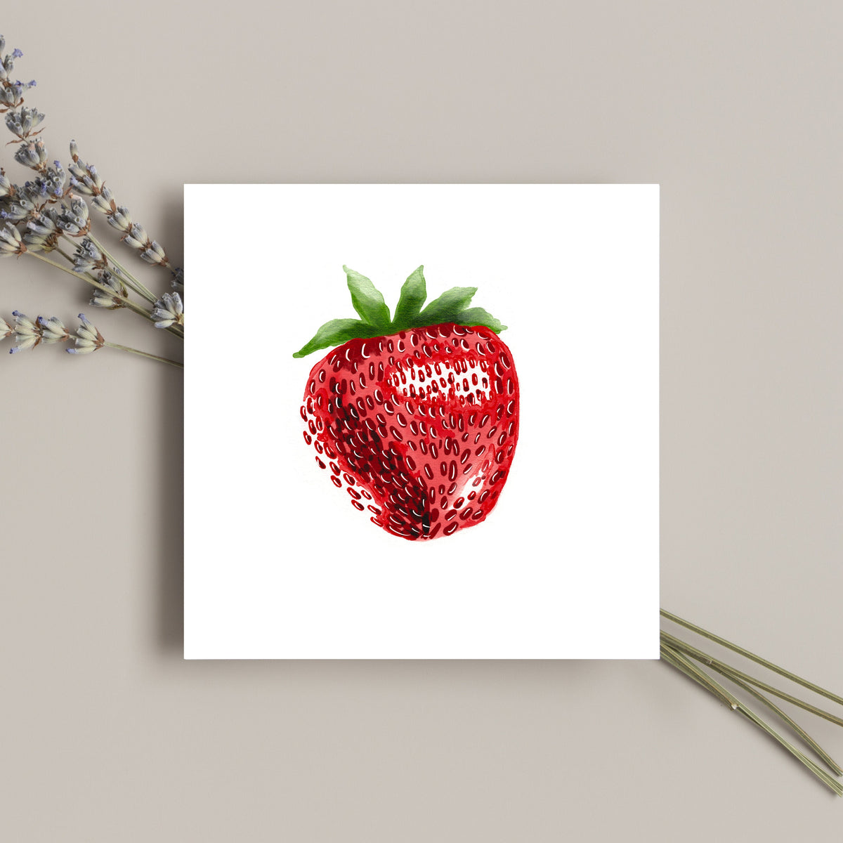 Strawberry Art Print by Neptune Paper – photo 5 of 6