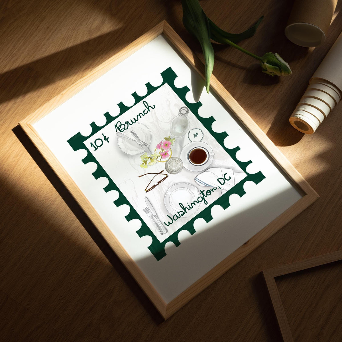 Brunch Table Art Print by Neptune Paper – photo 4 of 5