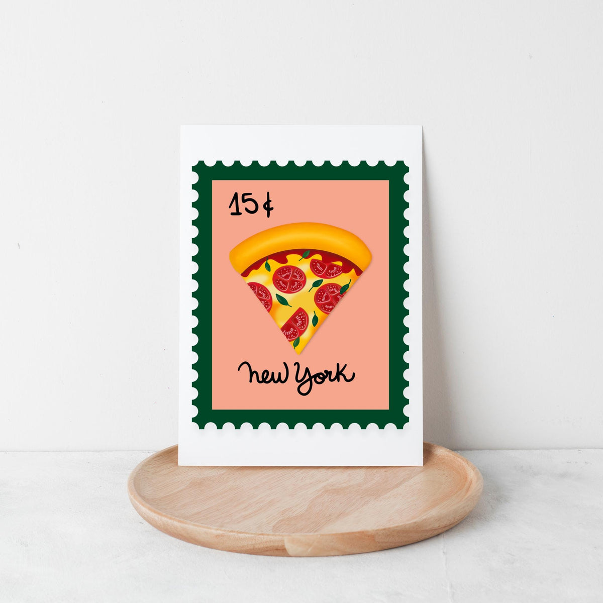 Vintage Stamp NYC Greeting Card by Neptune Paper – photo 5 of 6